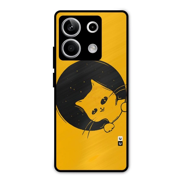 Space Cat Metal Back Case for Redmi Note 13 5G