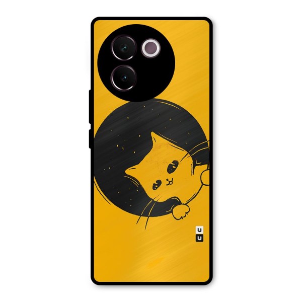 Space Cat Metal Back Case for Vivo V30e