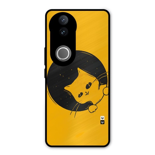 Space Cat Metal Back Case for Vivo V50e