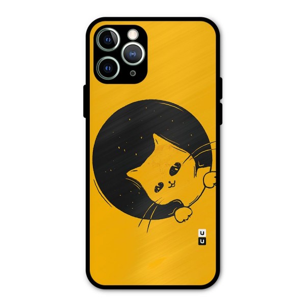 Space Cat Metal Back Case for iPhone 11 Pro Max