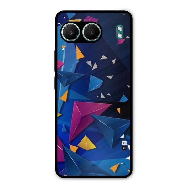 Space Colored Triangles Metal Back Case for OnePlus Nord 4
