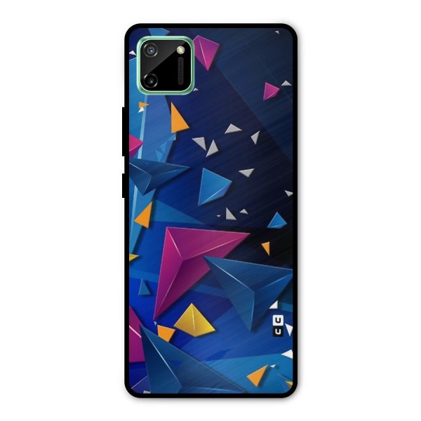 Space Colored Triangles Metal Back Case for Realme C11