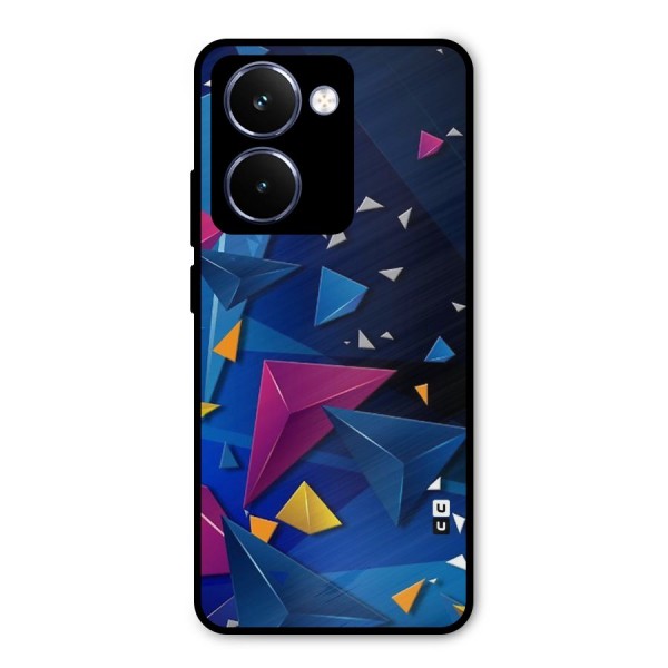 Space Colored Triangles Metal Back Case for Realme P3 Ultra