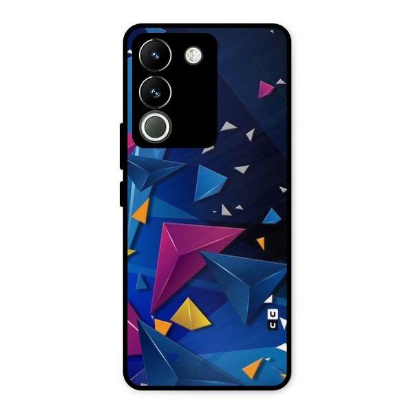 Space Colored Triangles Metal Back Case for Vivo Y200