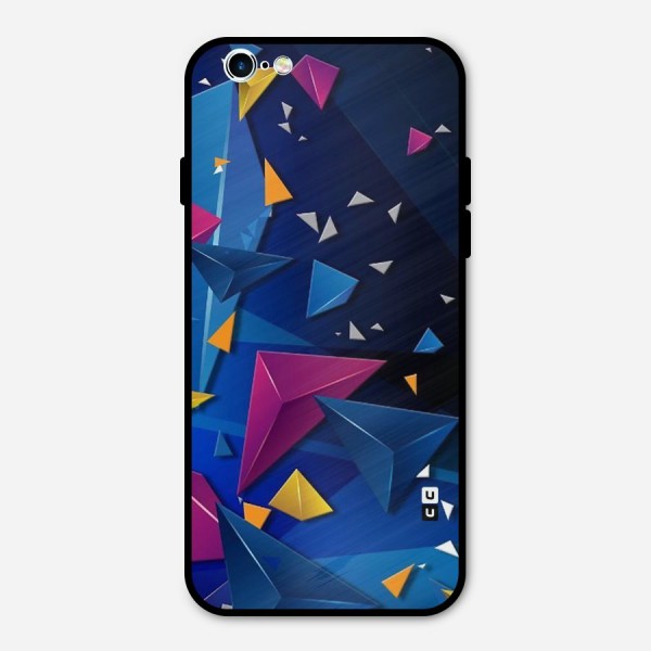 Space Colored Triangles Metal Back Case for iPhone 6 6s