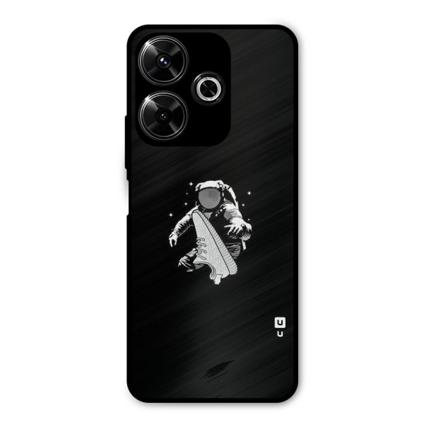 Space Shoe Metal Back Case for Poco M6 Plus