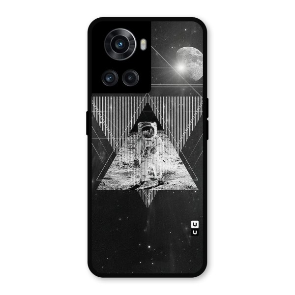 Space Triangle Abstract Metal Back Case for OnePlus 10R