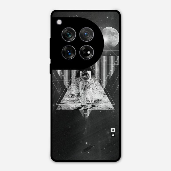 Space Triangle Abstract Metal Back Case for OnePlus 12