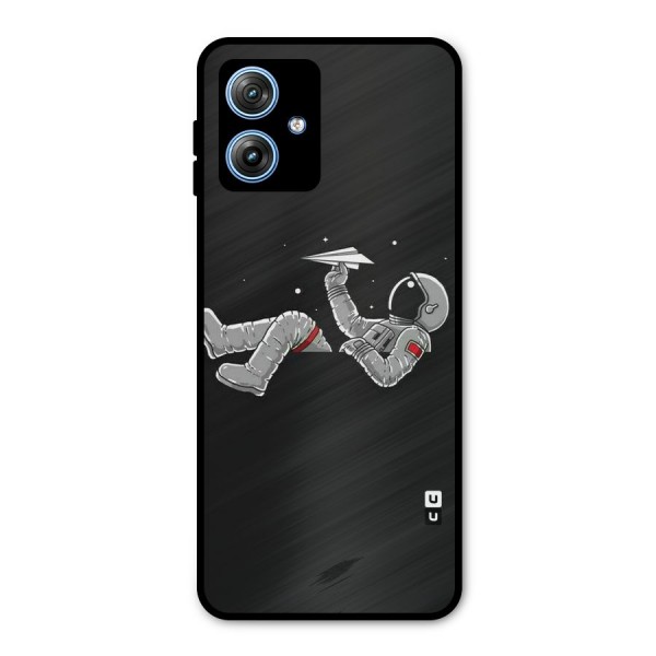 Spaceman Flying Metal Back Case for Moto G54