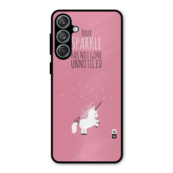 Sparkle Not Unnoticed Metal Back Case for Galaxy M55 5G