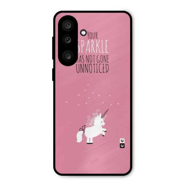 Sparkle Not Unnoticed Metal Back Case for Galaxy M56