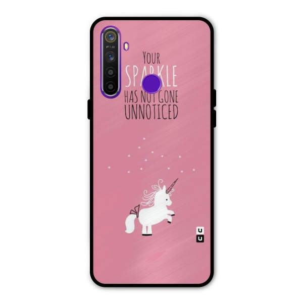 Sparkle Not Unnoticed Metal Back Case for Realme Narzo 10