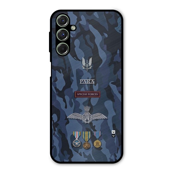 Special Forces Badge Metal Back Case for Galaxy F34