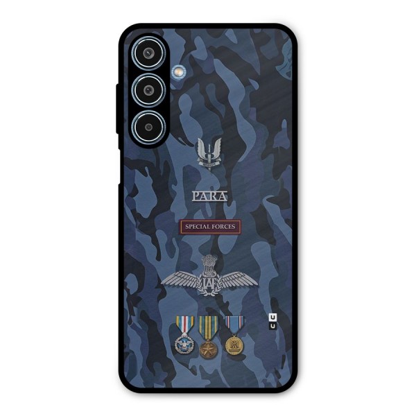 Special Forces Badge Metal Back Case for Galaxy M35