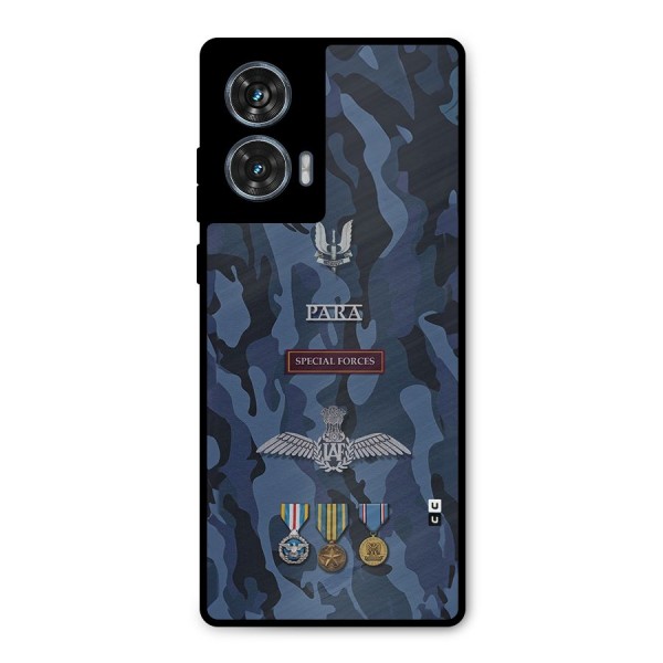 Special Forces Badge Metal Back Case for Motorola Edge 50 Fusion