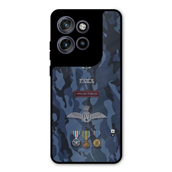 Special Forces Badge Metal Back Case for Motorola Edge 50 Neo
