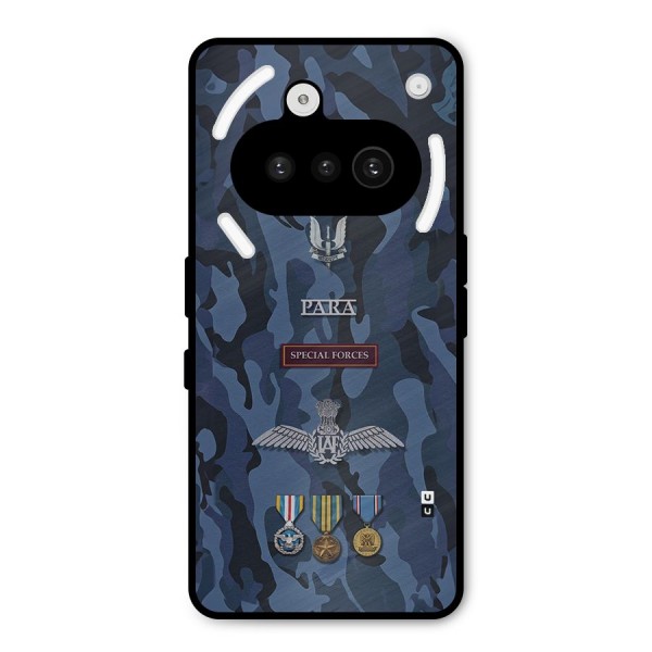 Special Forces Badge Metal Back Case for Nothing Phone 3a