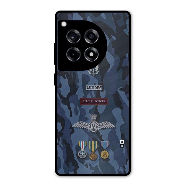 Special Forces Badge Metal Back Case for OnePlus 12R