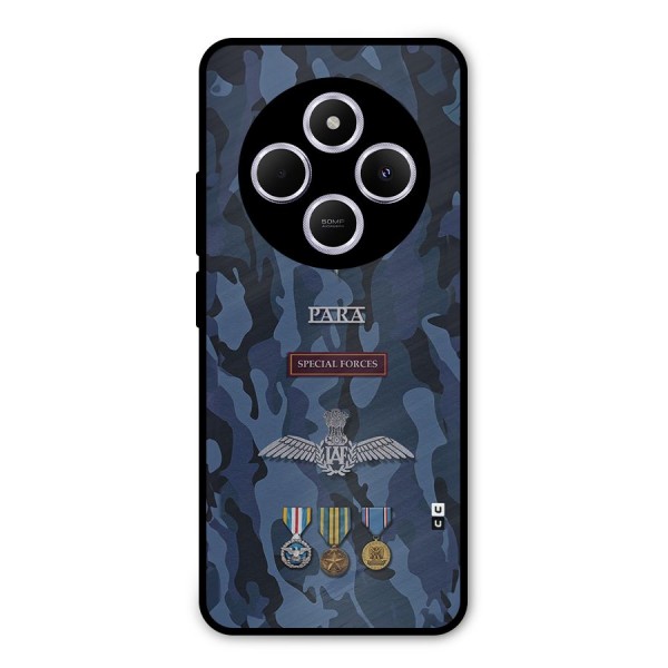 Special Forces Badge Metal Back Case for Poco C75 5G