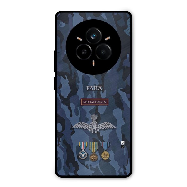 Special Forces Badge Metal Back Case for Realme 14 Pro Plus