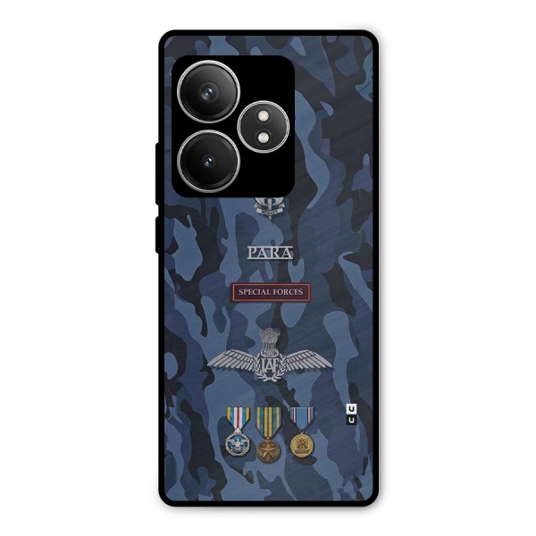 Special Forces Badge Metal Back Case for Realme GT 6T