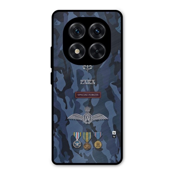 Special Forces Badge Metal Back Case for Redmi Note 14 Pro 5G