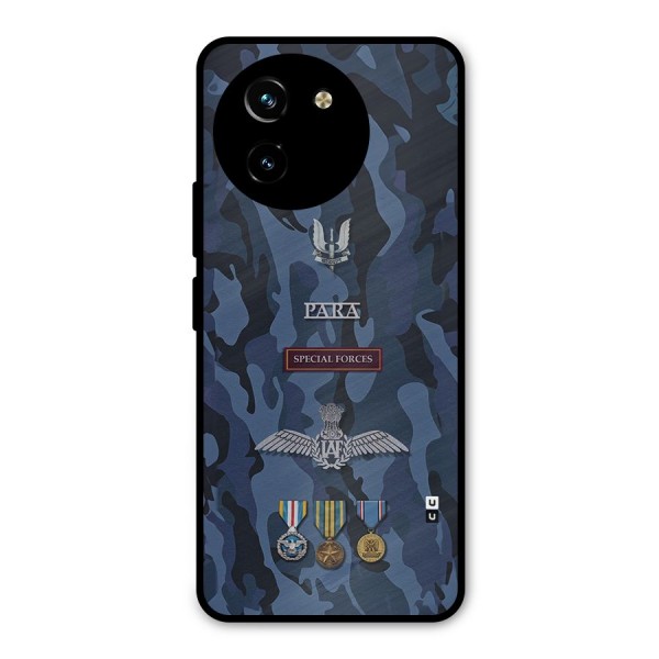 Special Forces Badge Metal Back Case for Vivo T3x