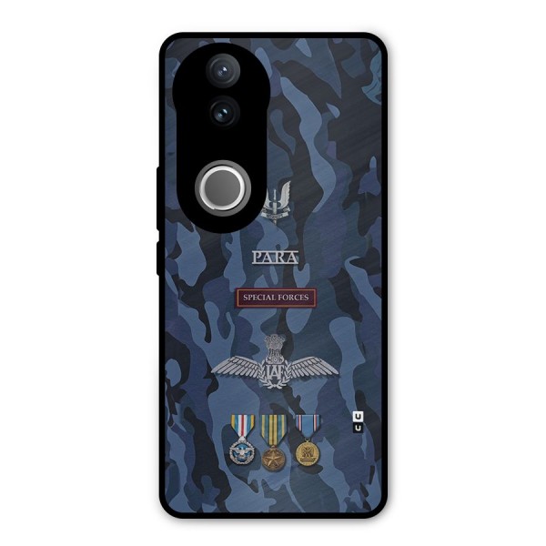 Special Forces Badge Metal Back Case for Vivo V50e