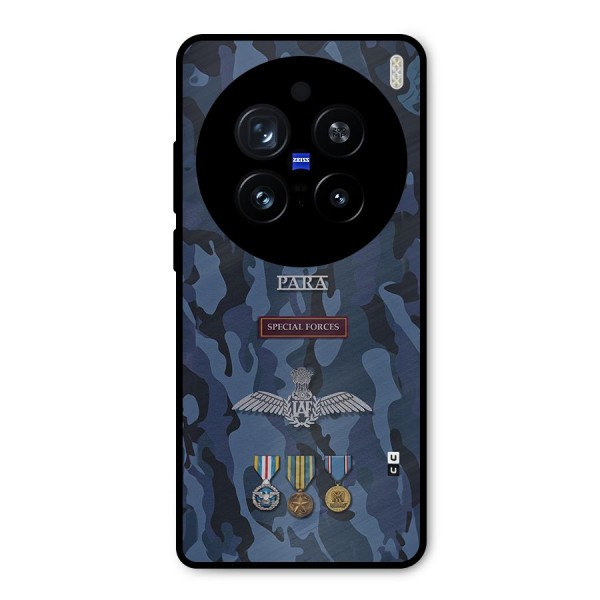 Special Forces Badge Metal Back Case for Vivo X200 Pro