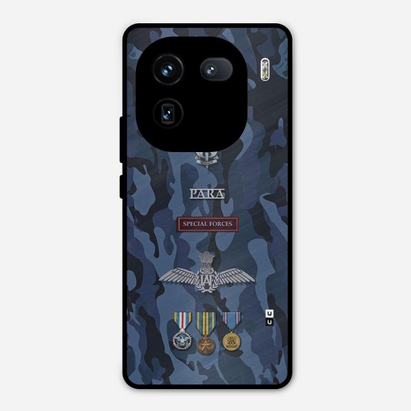 Special Forces Badge Metal Back Case for iQOO 12