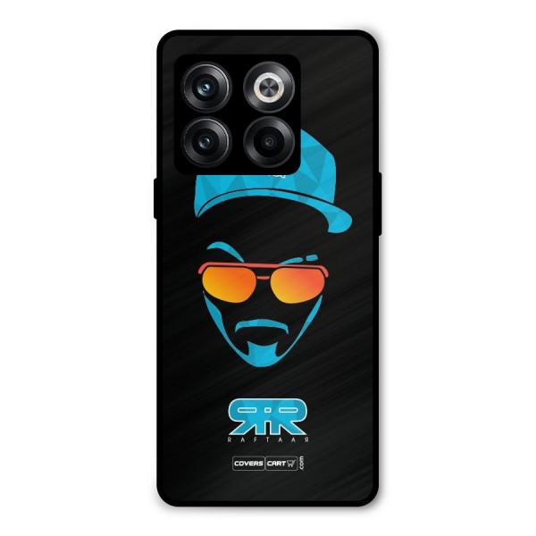 Special Raftaar Edition Blue Metal Back Case for OnePlus 10T