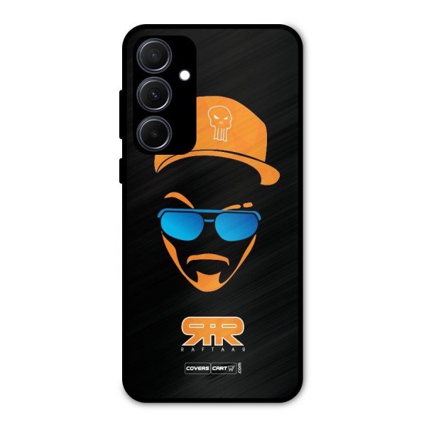 Special Raftaar Edition Orange Metal Back Case for Galaxy A35