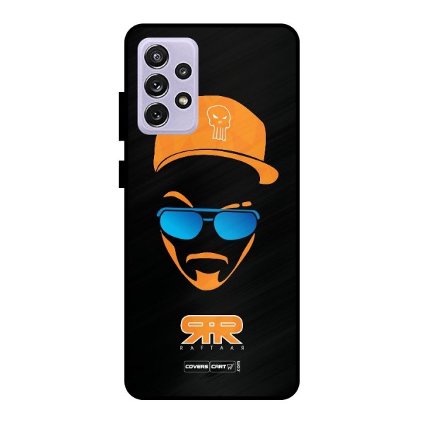 Special Raftaar Edition Orange Metal Back Case for Galaxy A72