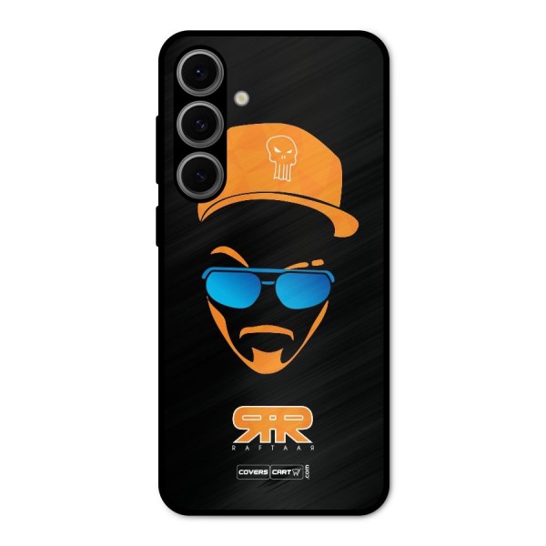 Special Raftaar Edition Orange Metal Back Case for Galaxy S24 FE