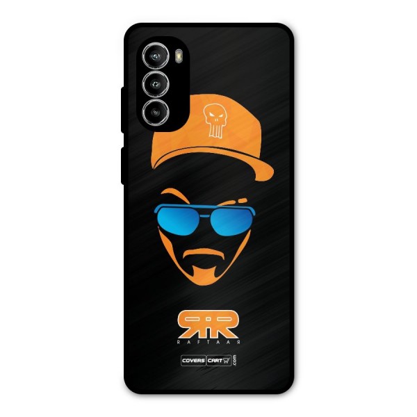 Special Raftaar Edition Orange Metal Back Case for Moto G52