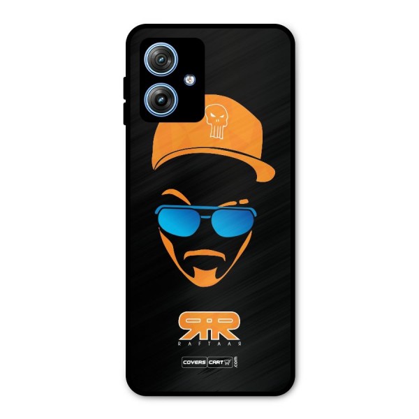Special Raftaar Edition Orange Metal Back Case for Moto G54