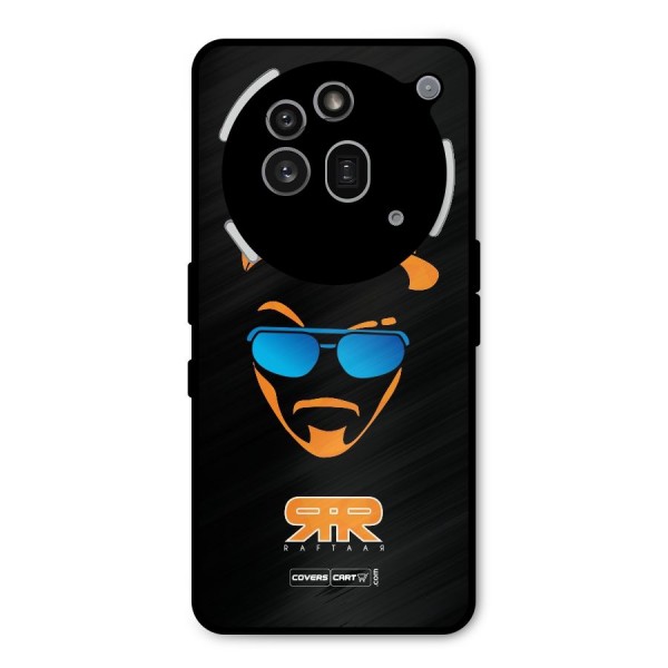 Special Raftaar Edition Orange Metal Back Case for Nothing Phone 3a Pro