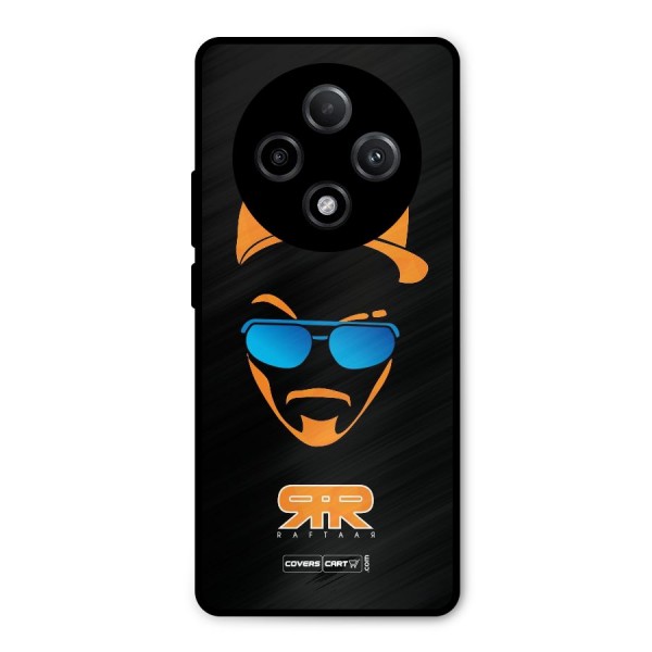Special Raftaar Edition Orange Metal Back Case for Oppo F27 Pro Plus