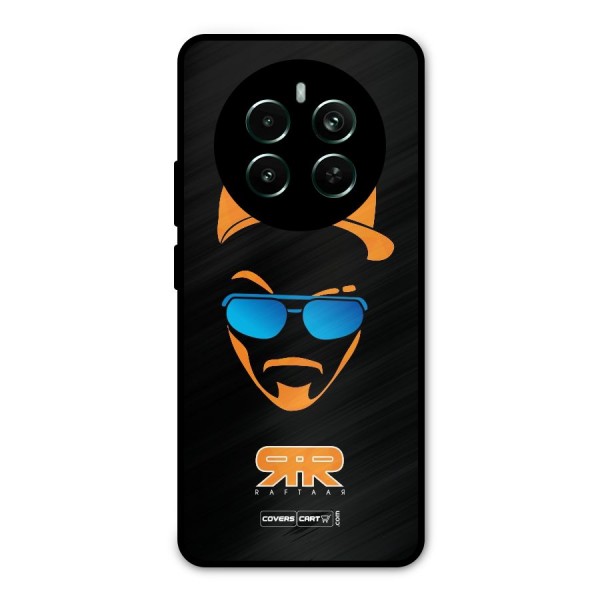 Special Raftaar Edition Orange Metal Back Case for Realme 12 Pro Plus
