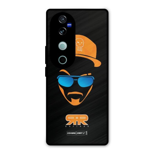 Special Raftaar Edition Orange Metal Back Case for Vivo V40