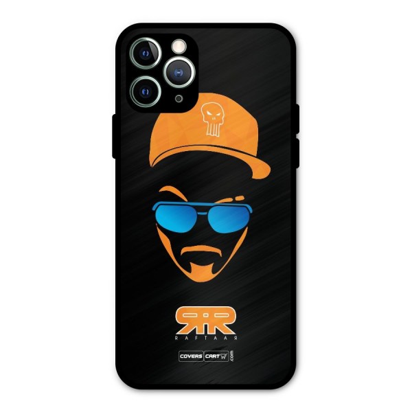 Special Raftaar Edition Orange Metal Back Case for iPhone 11 Pro Max