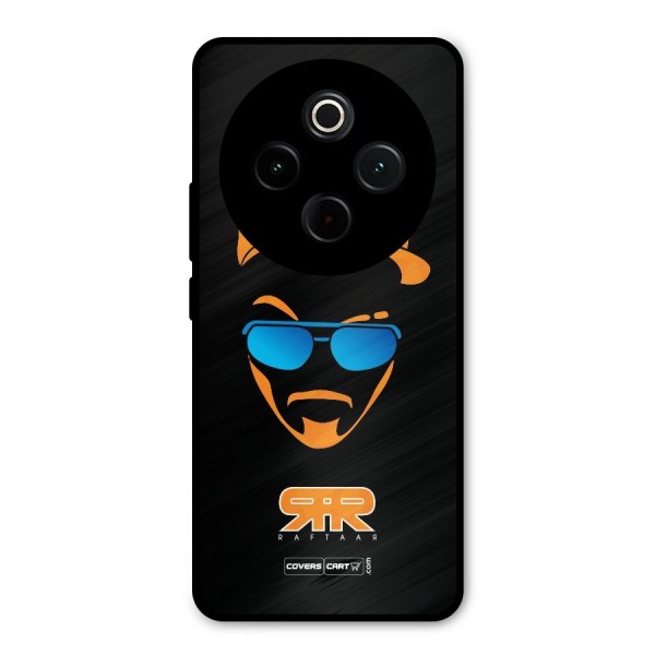 Special Raftaar Edition Orange Metal Back Case for iQOO Z10