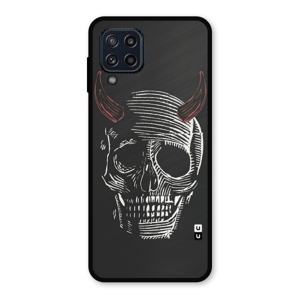 Spooky Face Metal Back Case for Galaxy M32