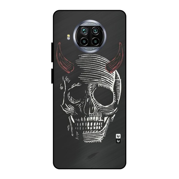 Spooky Face Metal Back Case for Mi 10i
