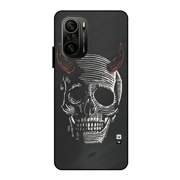 Spooky Face Metal Back Case for Mi 11X Pro