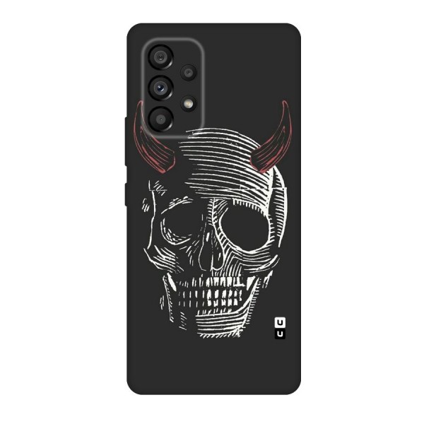 Spooky Face Original Polycarbonate Back Case for Galaxy A53 5G