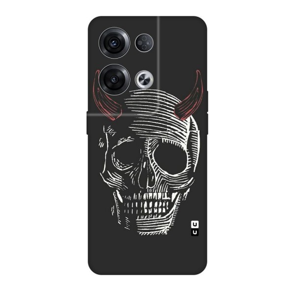 Spooky Face Original Polycarbonate Back Case for Oppo Reno8 Pro 5G