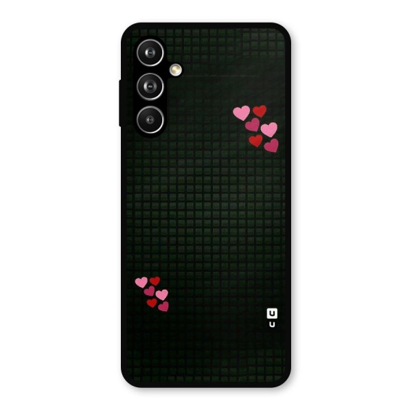 Square and Hearts Metal Back Case for Galaxy F54