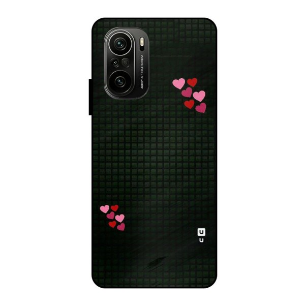 Square and Hearts Metal Back Case for Mi 11X Pro