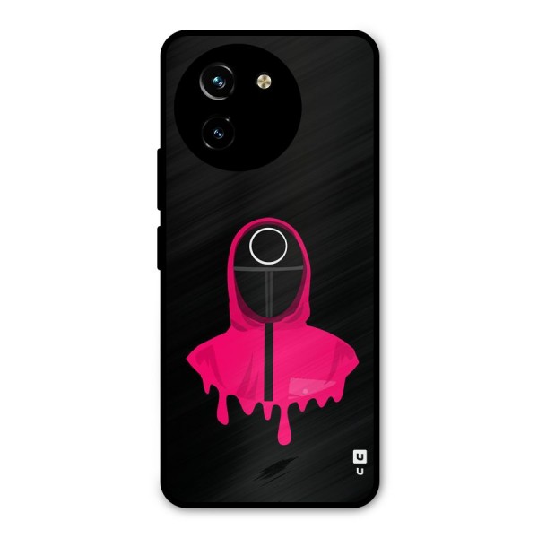 Squid Game Illustration Art Metal Back Case for Vivo T3x